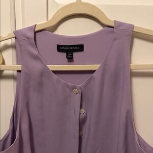 Banana Republic Light Purple Sleeveless Top